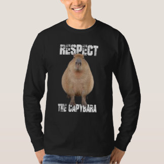 Respektieren des Capybara-Tieres Lover Funny Capyb T-Shirt