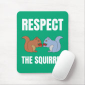 Respektieren des Eichhörnchens Mousepad (Mit Mouse)