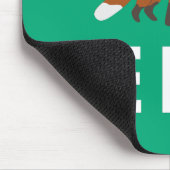 Respektieren des Fuchs Mousepad (Ecke)