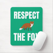 Respektieren des Fuchs Mousepad (Mit Mouse)