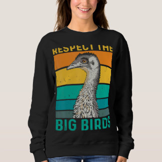 Respektieren des großen Vogelziels für einen WWU-V Sweatshirt