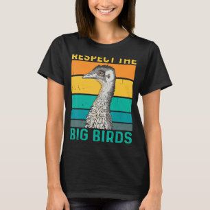 Respektieren des großen Vogelziels für einen WWU-V T-Shirt