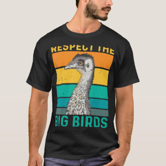 Respektieren des großen Vogelziels für einen WWU-V T-Shirt