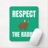 Respektieren des Kaninchens Mousepad (Mit Mouse)
