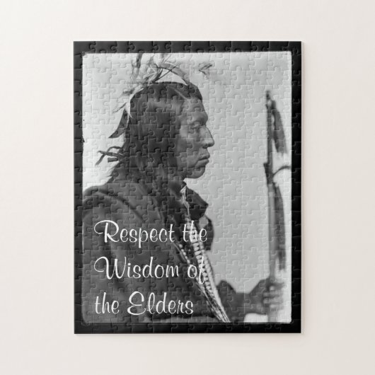 Respektieren des Rätsel der Weisheit Puzzle (Vertikal)