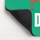 Respektieren des Rehes Mousepad (Ecke)