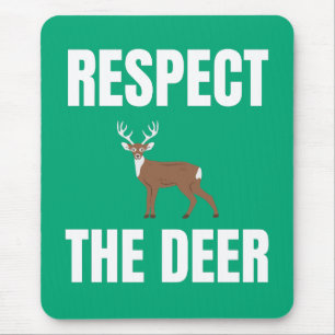 Respektieren des Rehes Mousepad