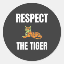 Respektieren des Tigers