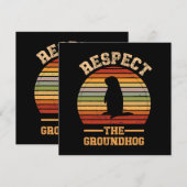 Respektieren des Urlaubsortes Groundhog (Vorne/Hinten)