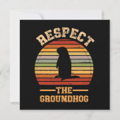 Respektieren des Urlaubsortes Groundhog (Rückseite)