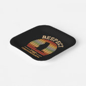 Respektieren des Urlaubsortes Groundhog Pappteller (Gewinkelt)