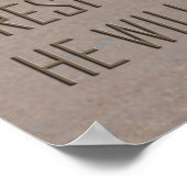 Respektieren eines Menschenplakats Poster (Ecke)