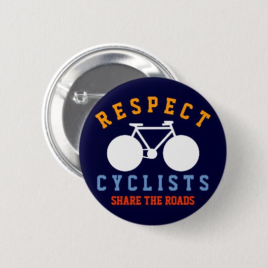 respektieren Fahrradfahrer, bike Button (Vorne & Hinten)