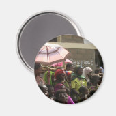 Respektieren Frauen Äthiopien Magnet (Vorderseite/Rückseite)