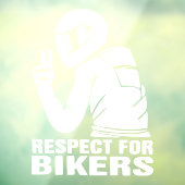 Respektieren Sie Biker Motorrad 3D Decal Sticker | (Blatt 3)