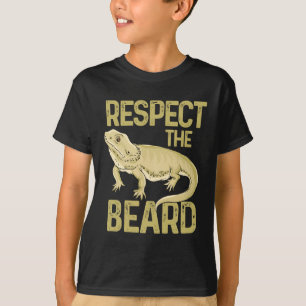 Respektieren Sie das Bart-bärtige T-Shirt