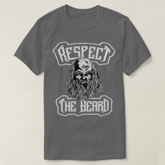 Respektieren Sie das klassische TShirt des Bart T- (Design vorne)