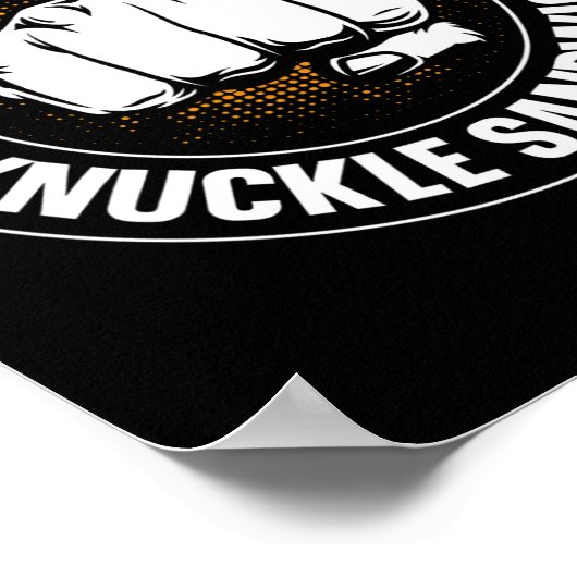 Respektieren Sie das Knuckle Sandwich Poster (Ecke)
