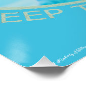 Respektieren Sie das Leben, den Ozean sauber Behal Poster (Ecke)