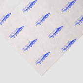 Respektieren Sie das örtliche Zitat - Navy Blue Sh Seidenpapier (Ausschnitt)