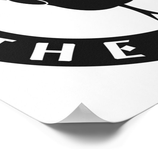 Respektieren Sie das Schlangenplakat Poster (Ecke)