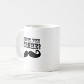 Respektieren Sie das 'Stache Kaffeetasse (Vorderseite Links)