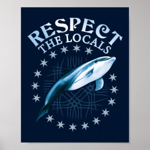 Respektieren Sie das Zitat der Einheimischen - Dol Poster