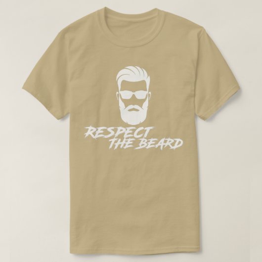 Respektieren Sie den Bart 33 2 T-Shirt (Design vorne)