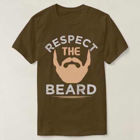 Respektieren Sie den Bart 40 T-Shirt (Design vorne)