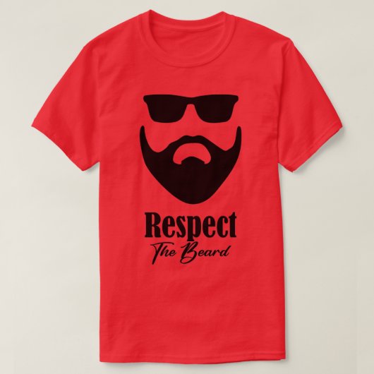 Respektieren Sie den Bart 5 T-Shirt (Design vorne)