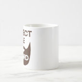 Respektieren Sie den Bart Kaffeetasse (Mittel)