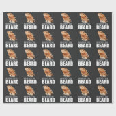 Respektieren Sie den Bart-lustigen bärtigen Geschenkpapier (Flach)