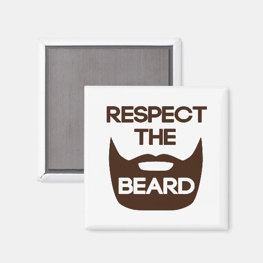 Respektieren Sie den Bart Magnet (Vorderseite/Rückseite)