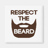 Respektieren Sie den Bart Magnet (Vorne)