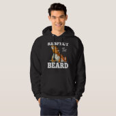 Respektieren Sie den Bart Niedlich bärtigen Drache Hoodie (Vorne ganz)
