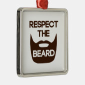 Respektieren Sie den Bart Ornament Aus Metall (Rechts)