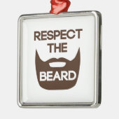 Respektieren Sie den Bart Ornament Aus Metall (Links)