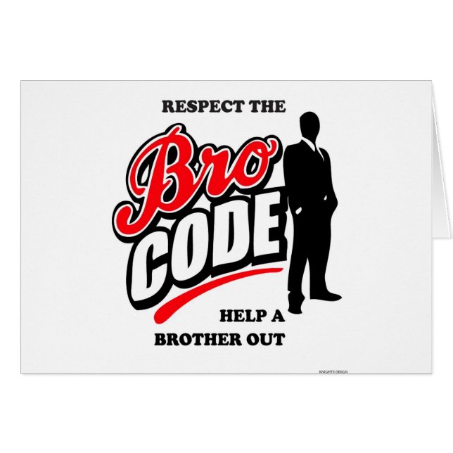 Respektieren Sie den Bro Code (Vorderseite (Horizontal))