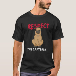 Respektieren Sie den Capybara Whisperer Wildtier T-Shirt