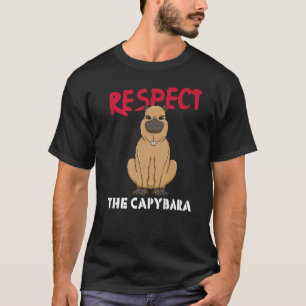 Respektieren Sie den Capybara Whisperer Wildtier T-Shirt