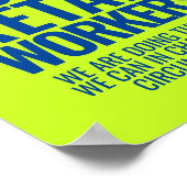 Respektieren Sie den Fachhändlern fett gedruckte T Poster (Ecke)