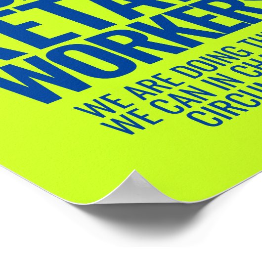 Respektieren Sie den Fachhändlern fett gedruckte T Poster (Ecke)