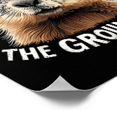 Respektieren Sie den Groundhog Celebrate Groundhog Poster (Ecke)