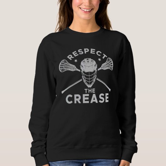Respektieren Sie den Lacrosse Player. Sweatshirt (Vorderseite)