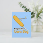 Respektieren Sie den Maishund? Postkarte (Stehend Vorderseite)