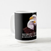 Respektieren Sie den Schnabel Kaffeetasse (Vorderseite Links)