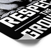 Respektieren Sie den Tag der Bodenhütte _2 Poster (Ecke)