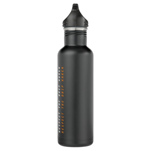 Respektieren Sie den Tropfen Karen Wasserflasche Edelstahlflasche (Rechts)