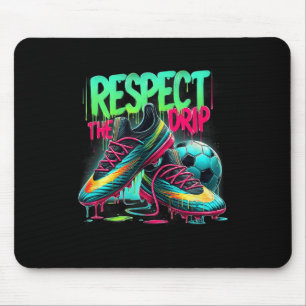 Respektieren Sie den Tropfen Soccer Ice Cream Trop Mousepad