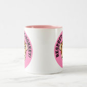 Respektieren Sie den verärgerten Affen oder Zweifarbige Tasse (Mittel)